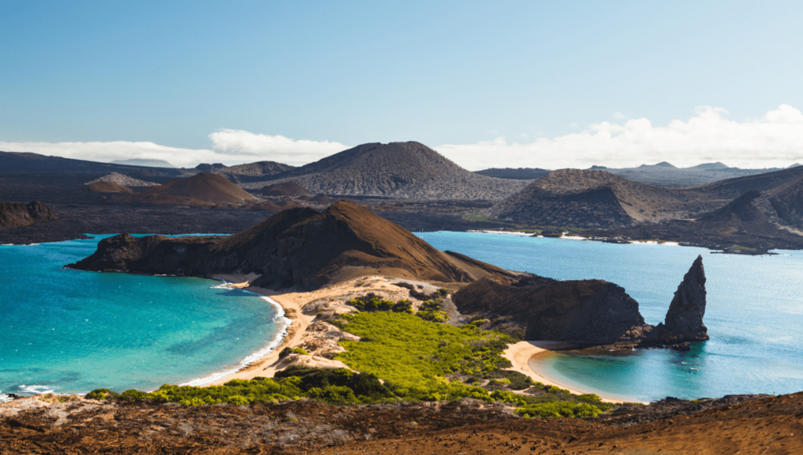 Islands surrounded by water surrounded by other islands