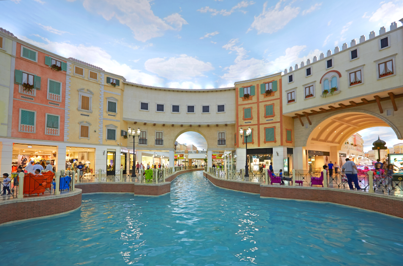 Open-air canal in Villaggio Mall, Qatar