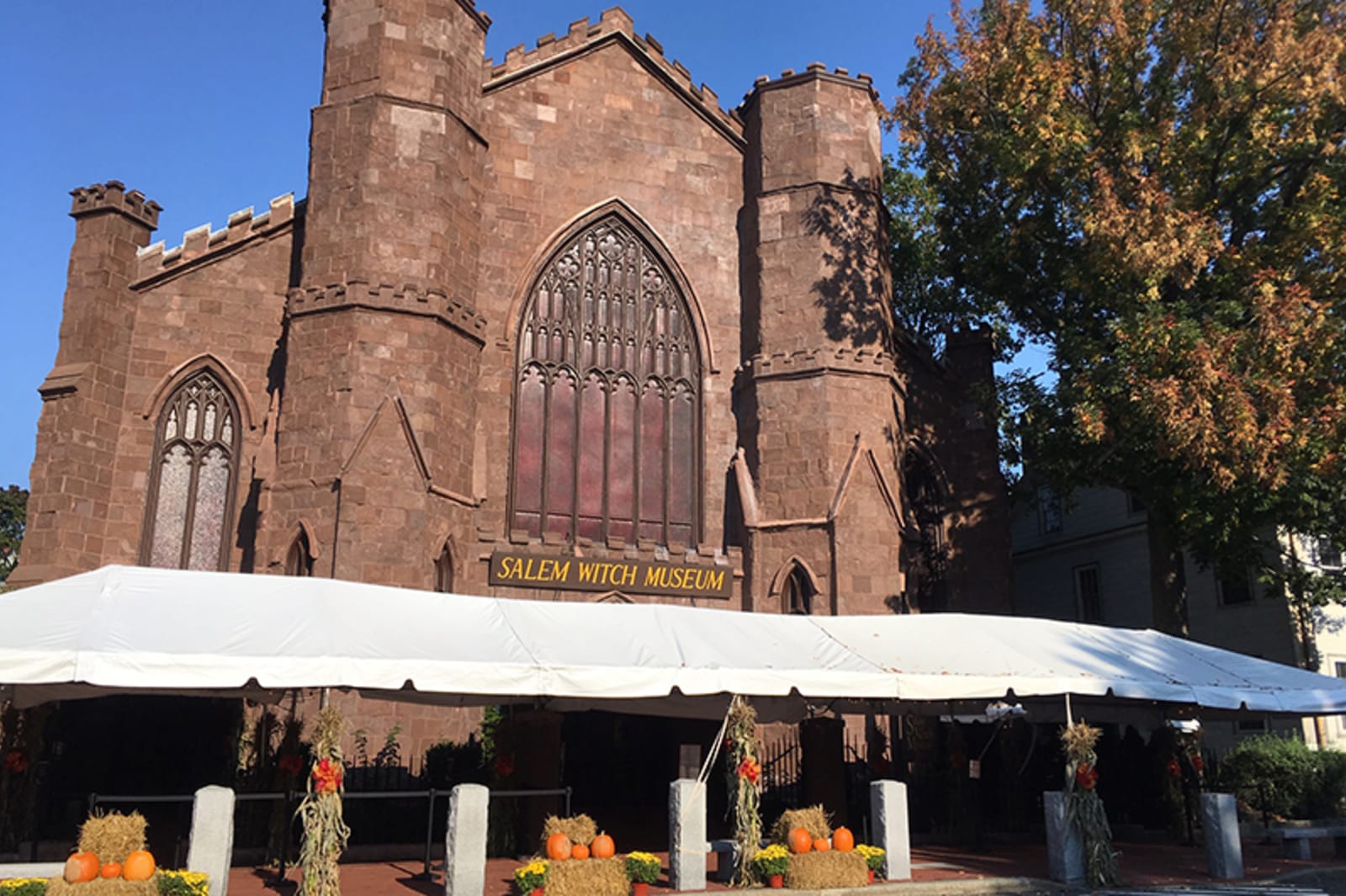 The Salem Witch Museum in October