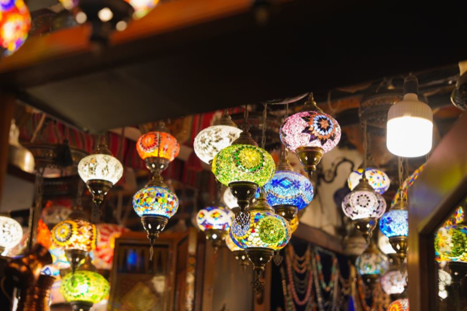 Lanterns for sale at Souq Waqif
