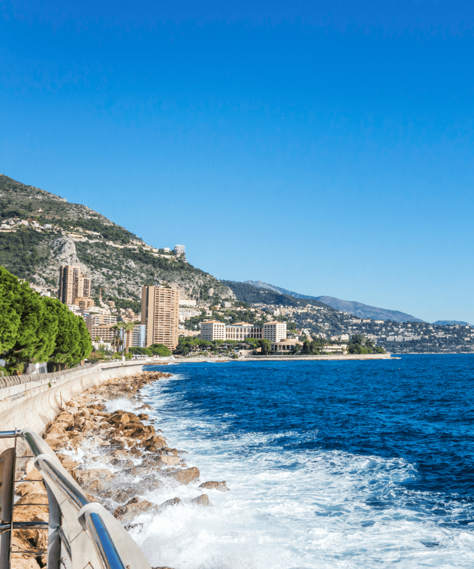 Larvotto Beach in Montecarlo