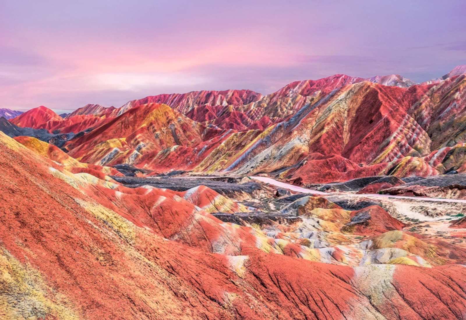 Rainbow Mountains, China