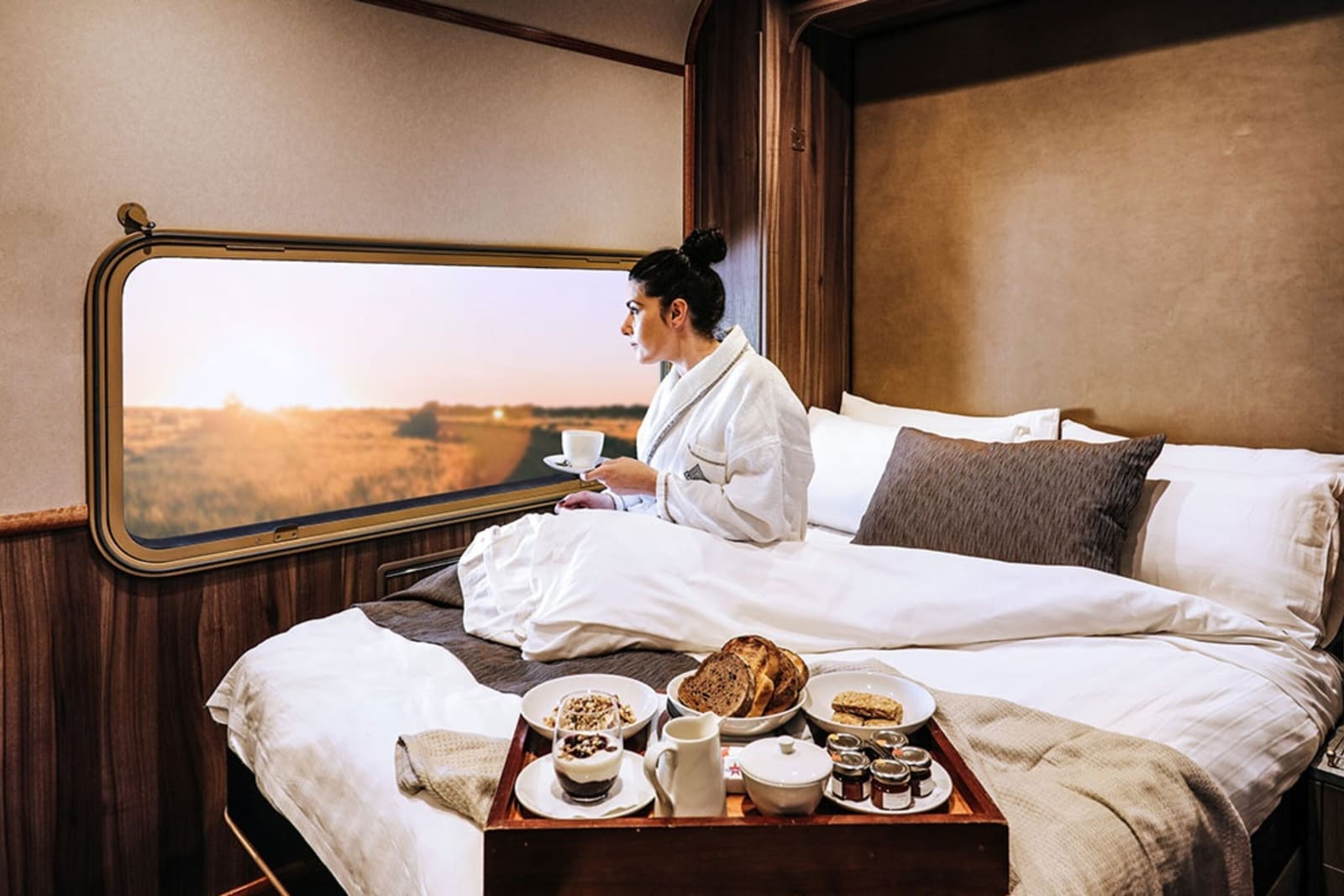 Journey Beyond Platinum Service rail cabin