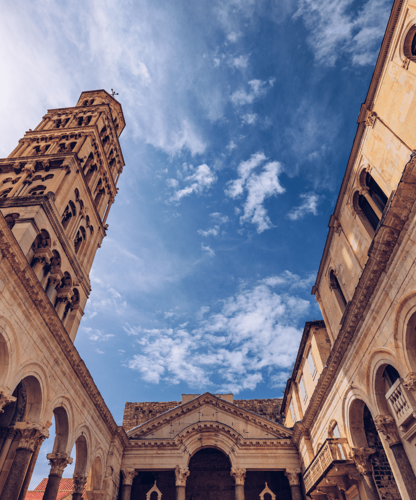 Diocletian's Palace in Split, Croatia