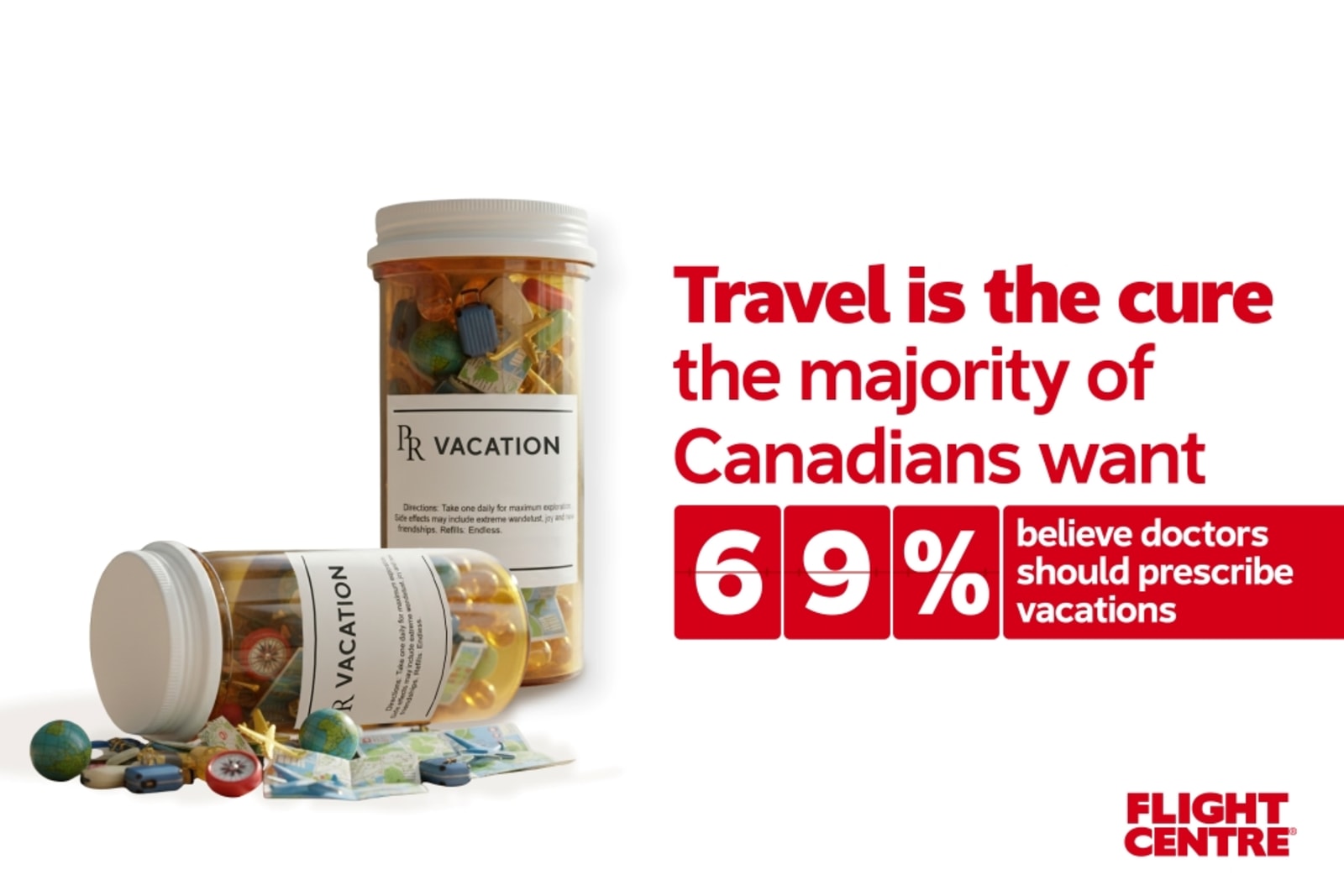 69% of Canadians believe doctors should prescribe vacations