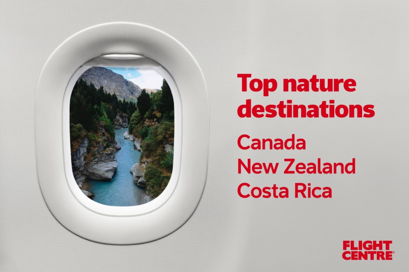 Canada, New Zealand and Costa Rica are among the top destinations that Canadians are travelling to for nature and outdoor experiences