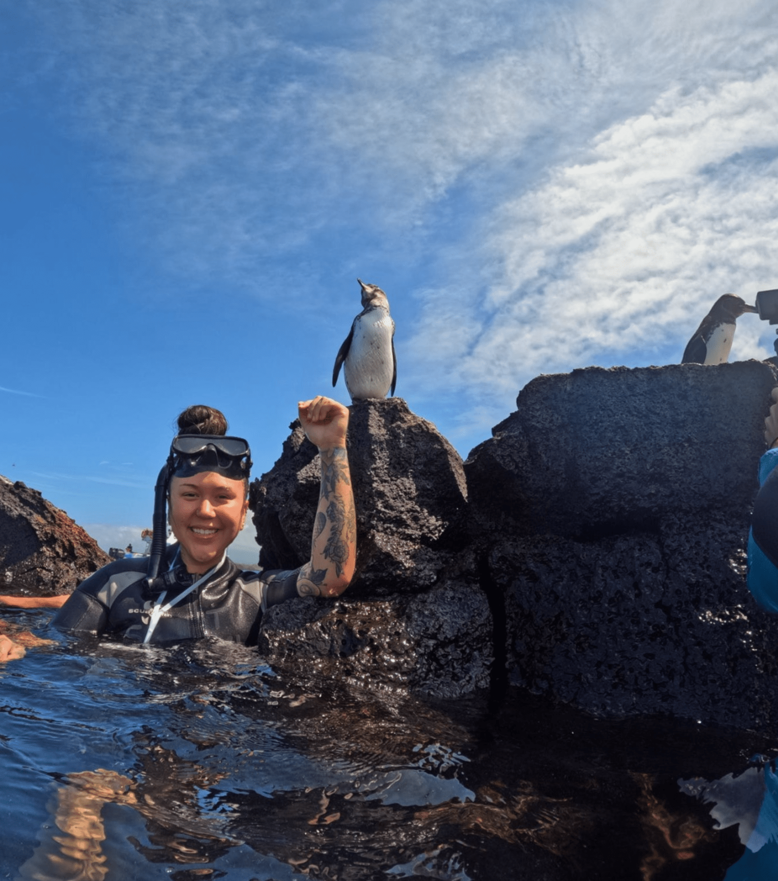 Siobhan Detkavich in the Galápagos Islands