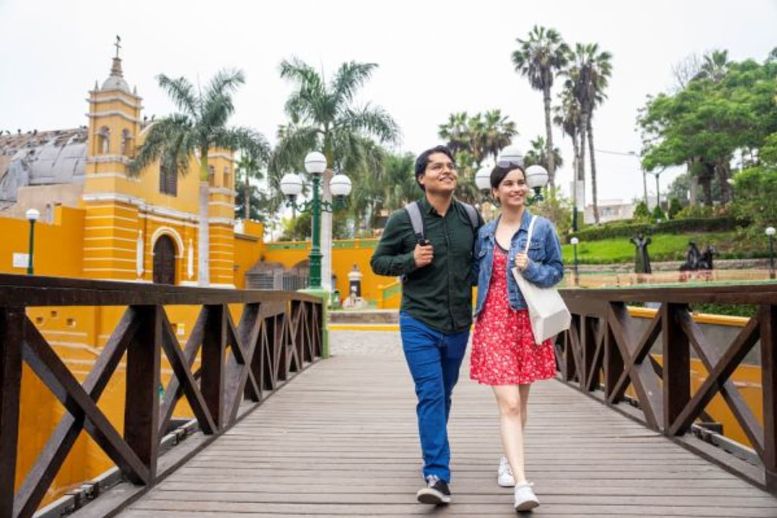 Young couple in Lima, Peru