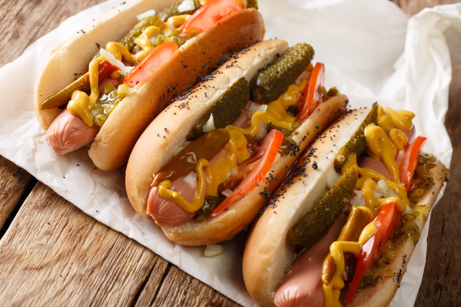 Chicago hot dog 