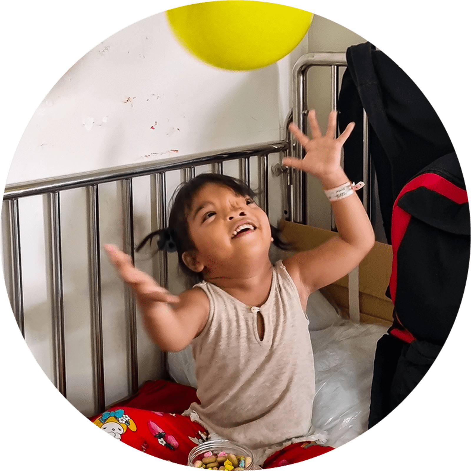 Child in hospital