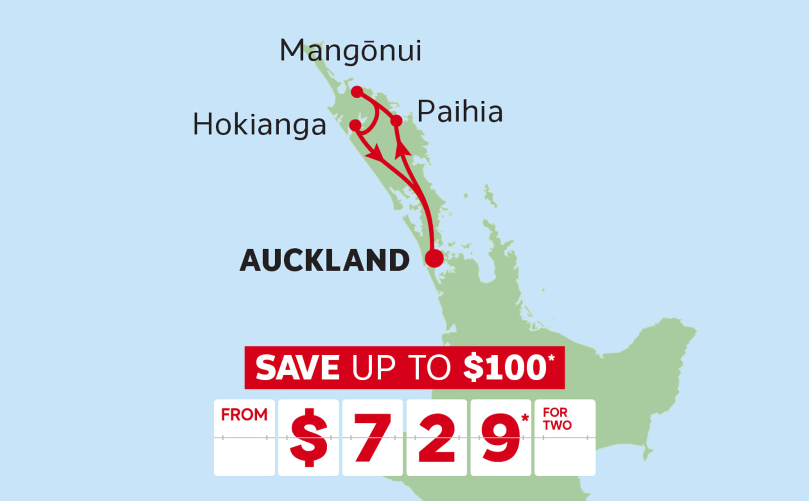 Save up to $100* - from $729* for two