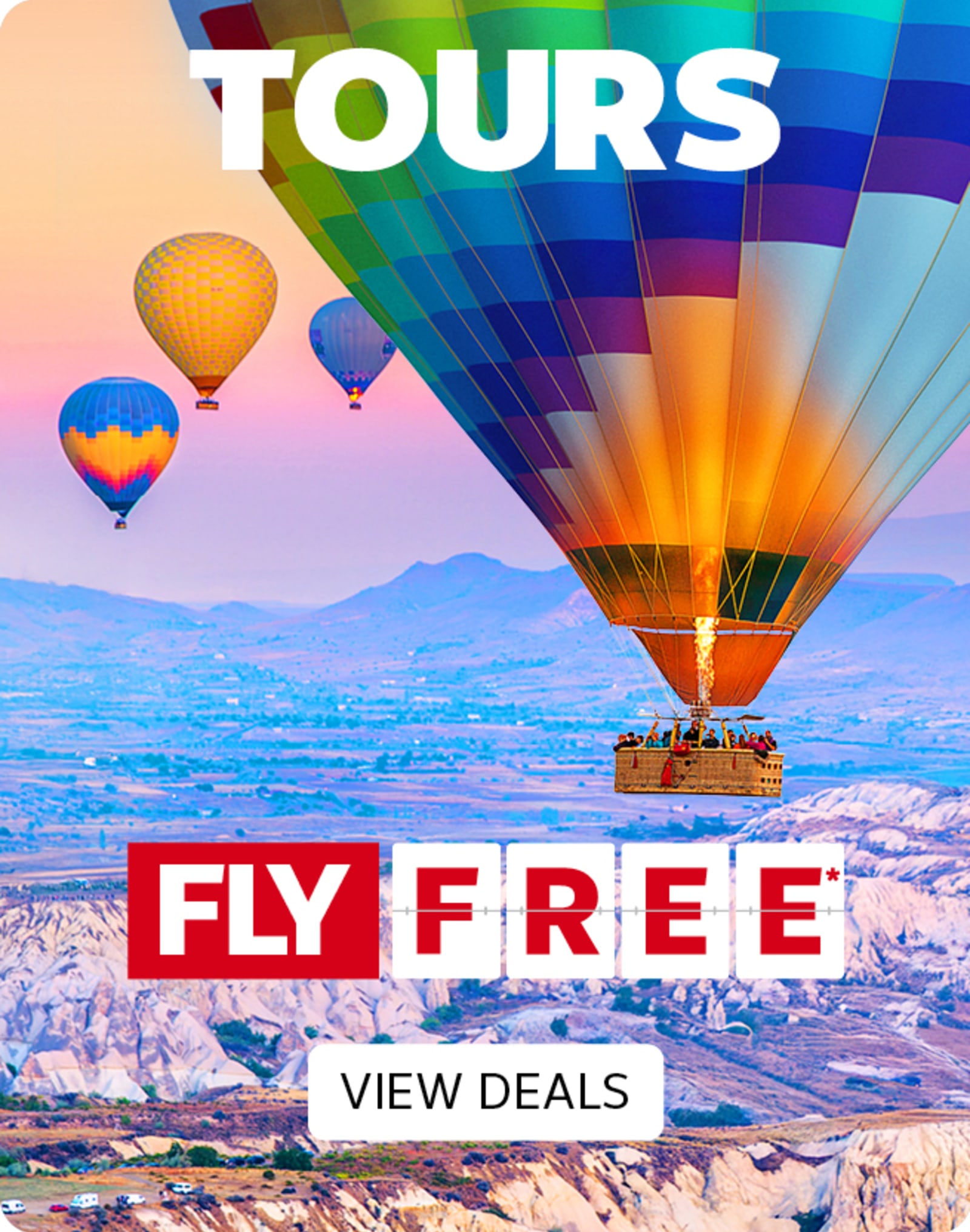 Tours - fly free* View Deals