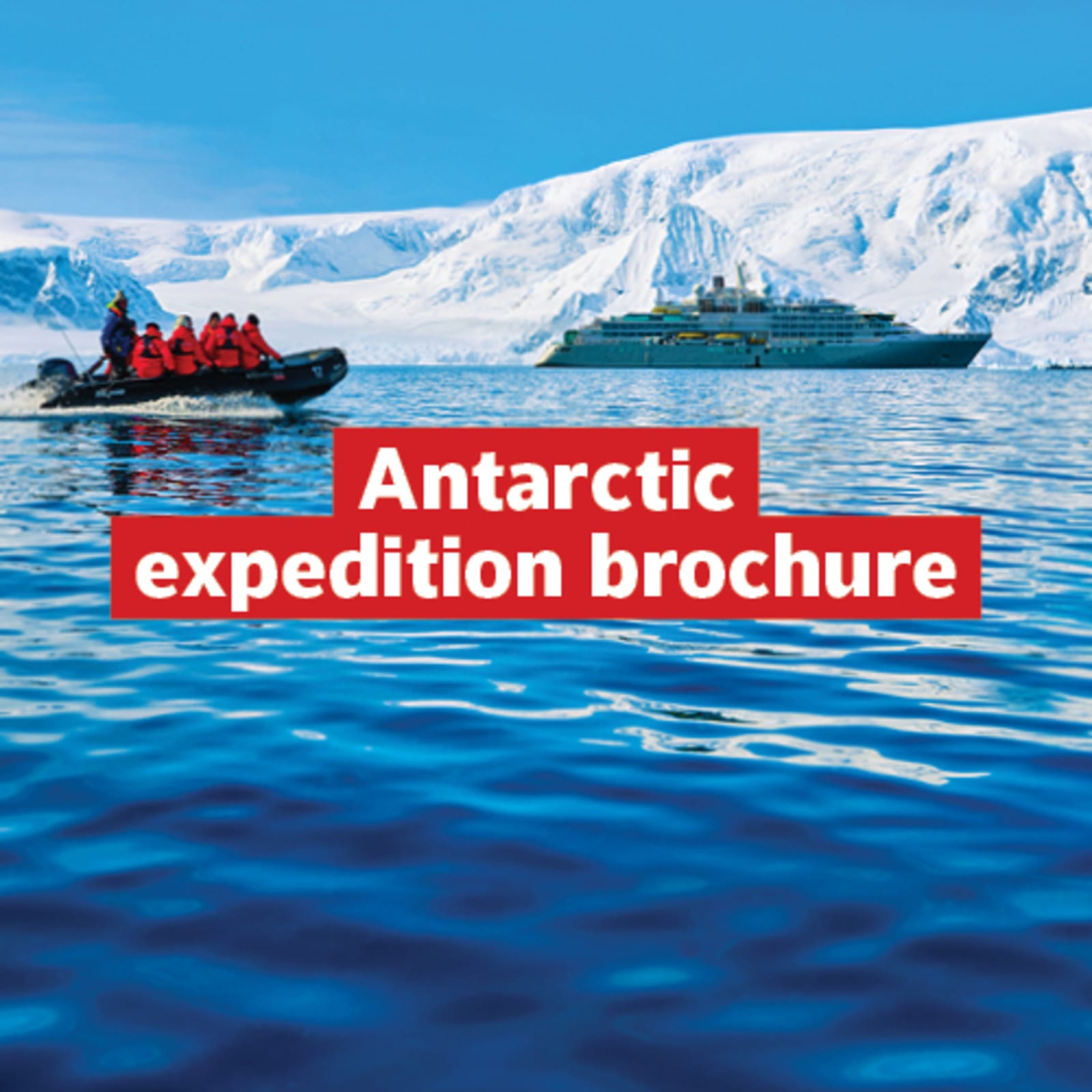Antarctic expedition brochure