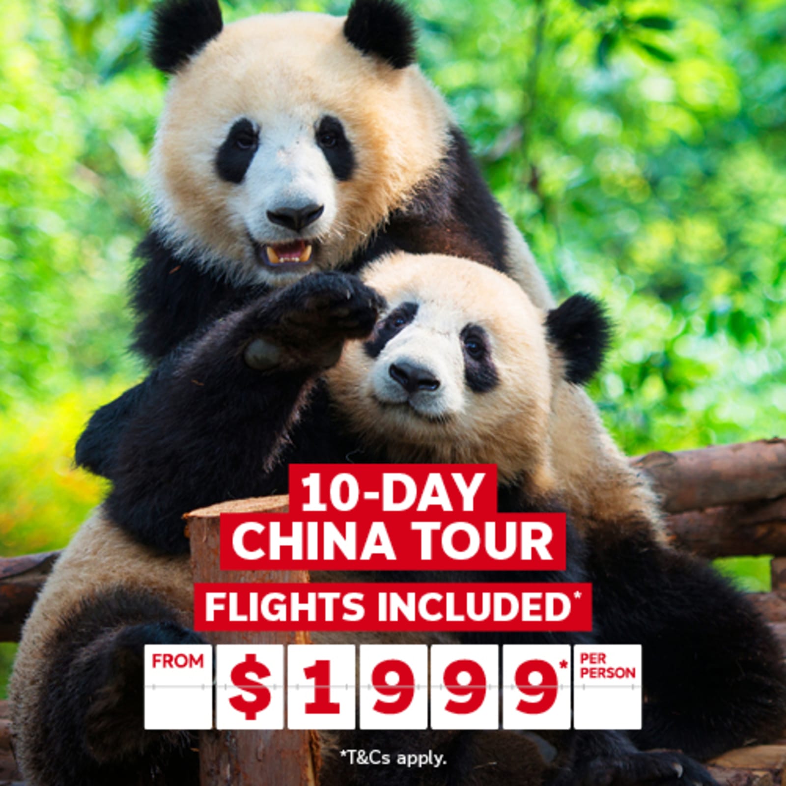 10-day China tour | flights included* - from $1,999* per person | *T&Cs apply