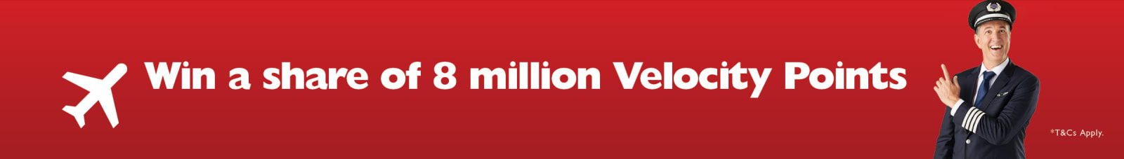 Win a share of 8 million Velocity Points