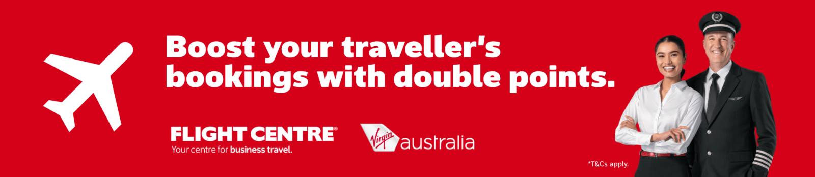 Boost your traveller's bookings with double points.
