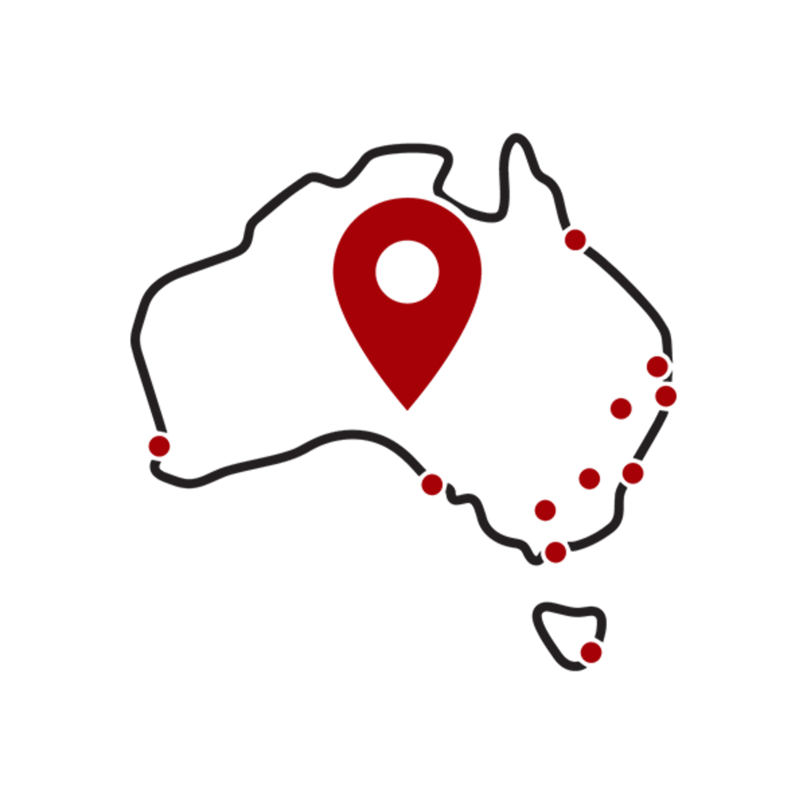 Icon of map of Australia