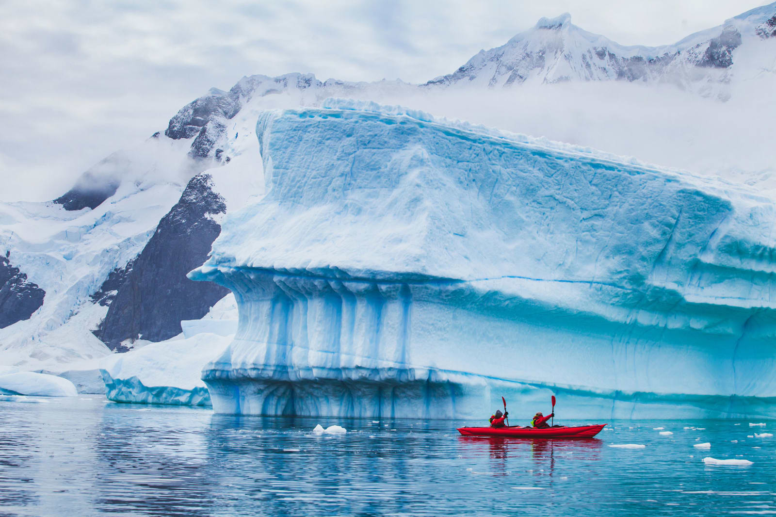 Kayaking, Antarctica with HX