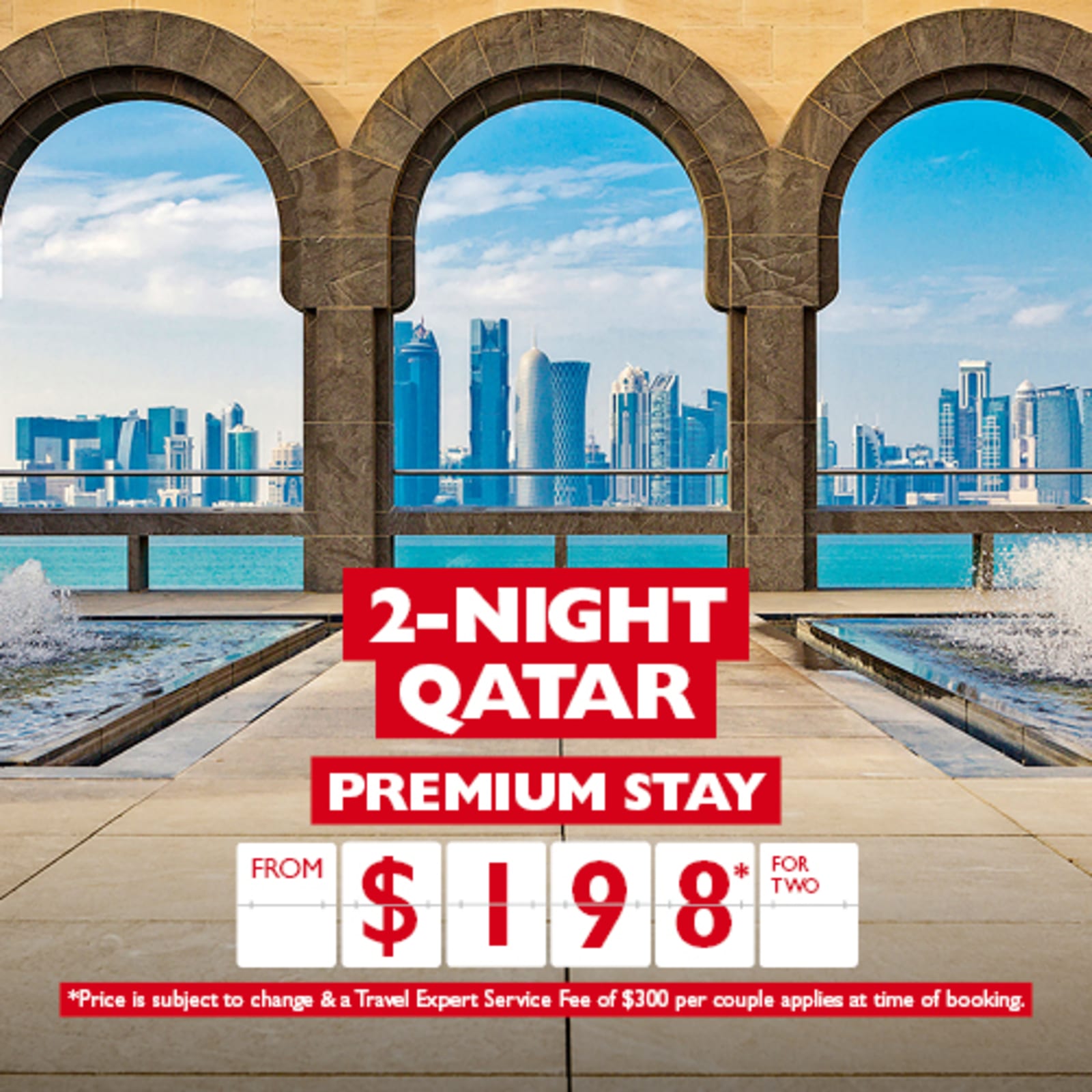 2-night Qatar. Premium stay from $198* for two