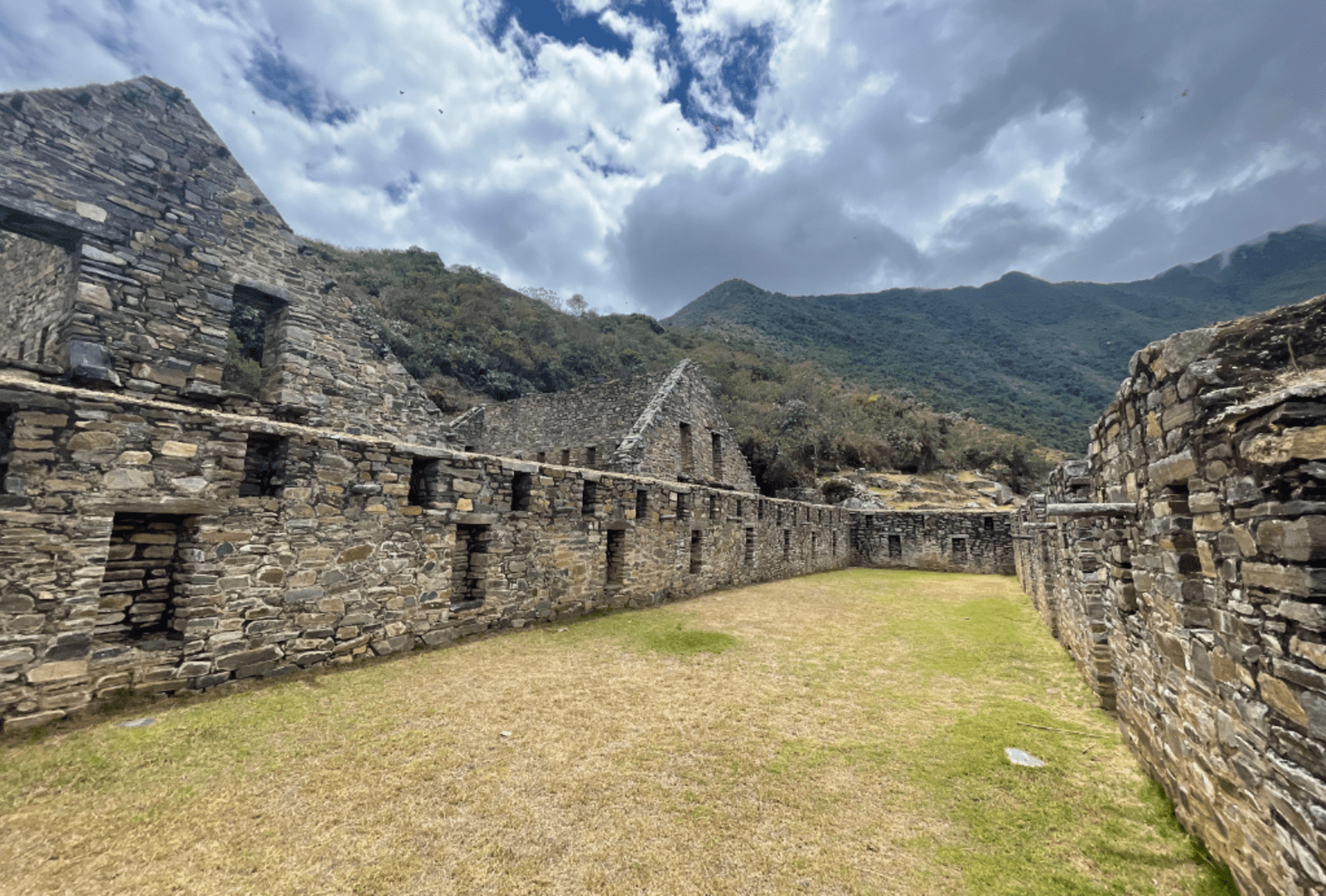 Ruins of the ancient Incan city of Choquequirao, Peru