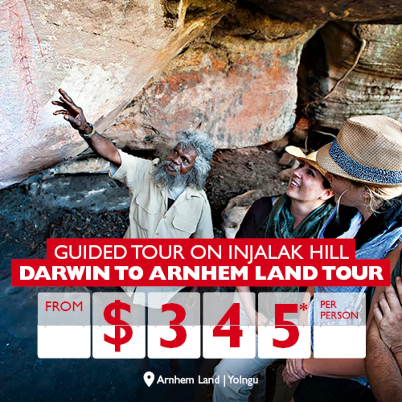 Guided tour on Injalak Hill | Darwin to Arnhem Land tour from $345* per person