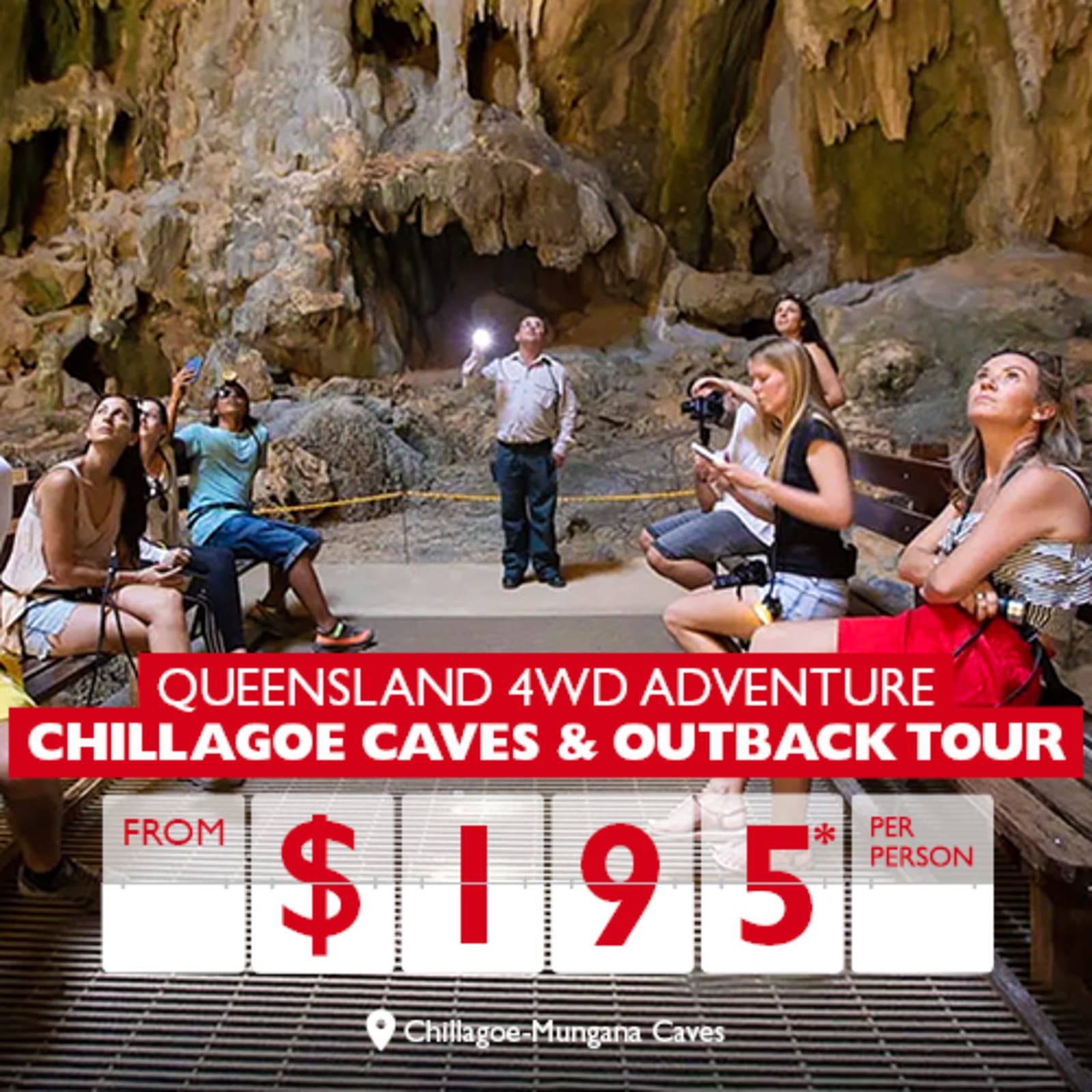 Queensland 4WD adventure | Chillagoe caves & outback tour from $195* per person