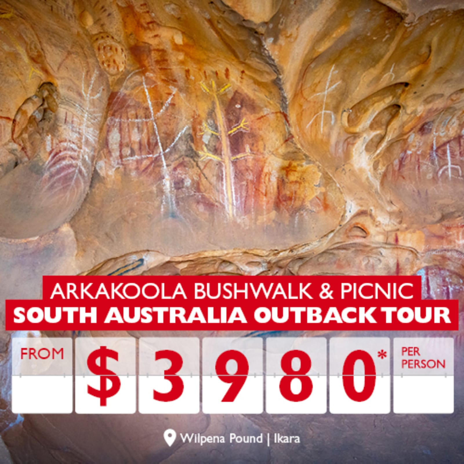 Arkakoola Bushwalk & Picnic | South Australia Outback Tour from $3980* per prson