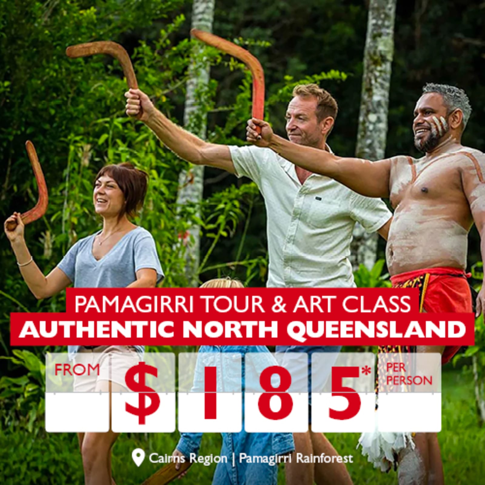Pamagirri tour & art class | Authentic North Queensland from $185* per person