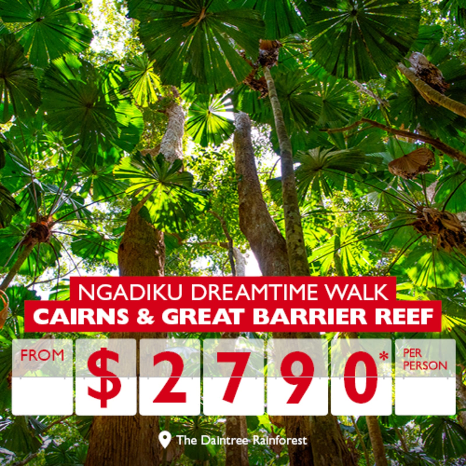Ngadiku Dreamtime Walk | Cairns & Great Barrier Reef from $2790* per person