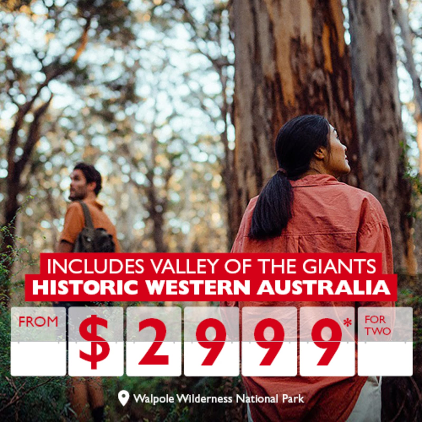 Includes Valley of the Giants | Historic Western Australia from $2999* for two