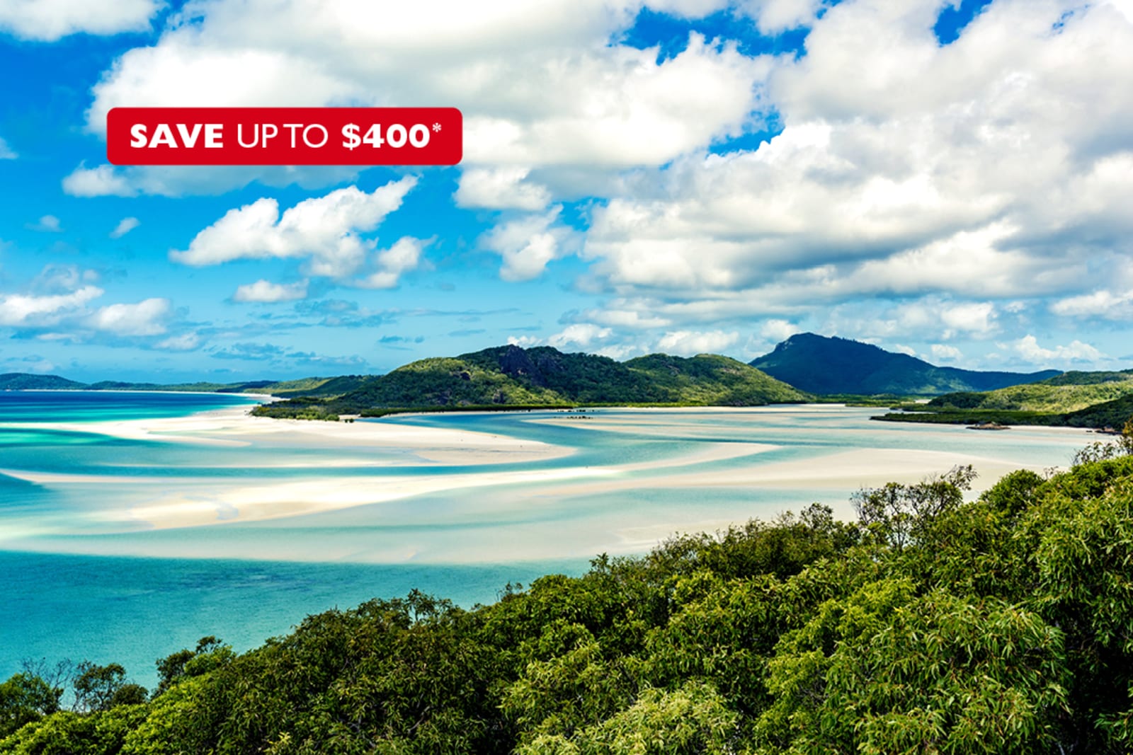 On Royal Caribbean International's Queensland cruise, you can visit the beautiful Whitsunday Islands