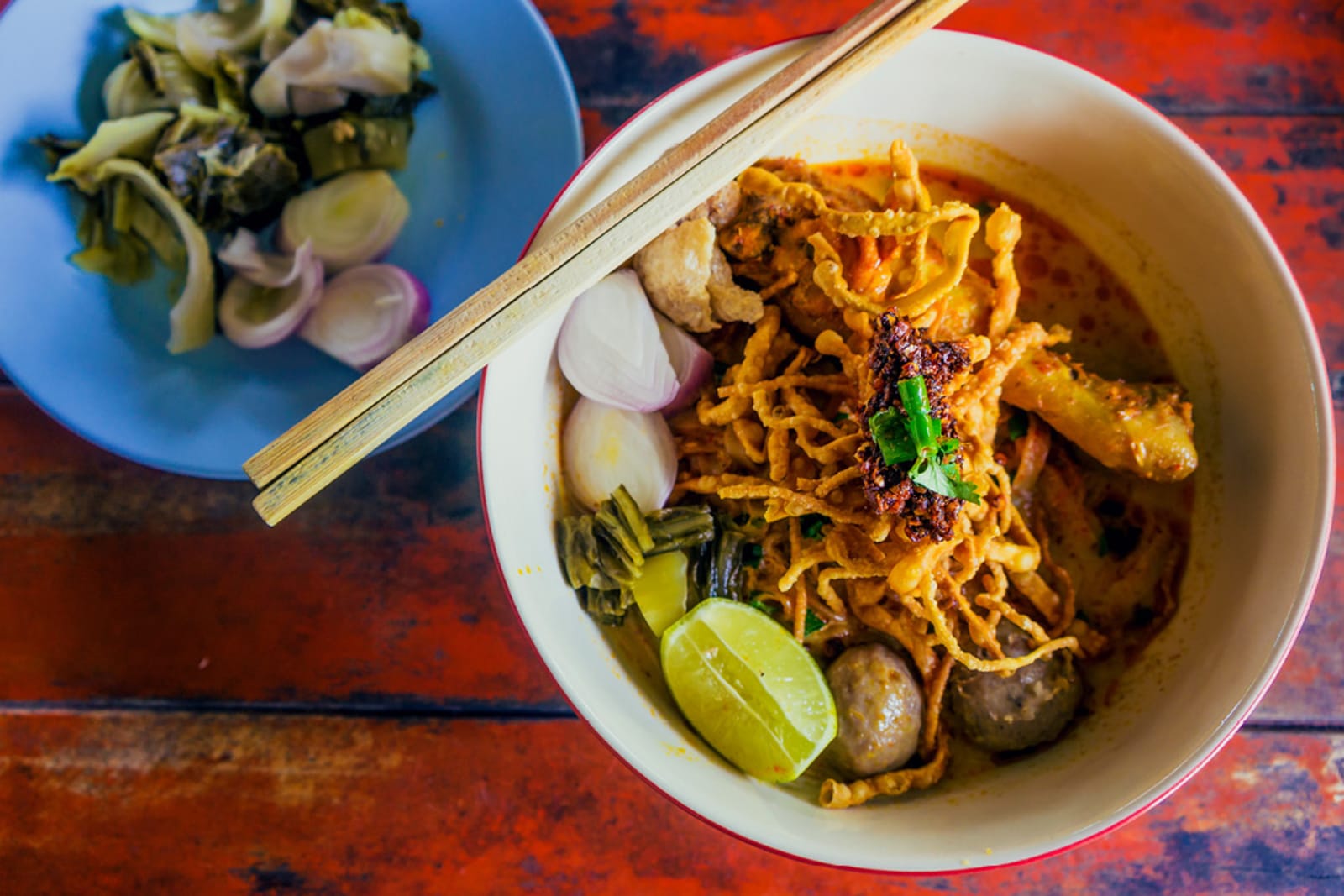 Some describe khao soi as "heaven in a bowl"