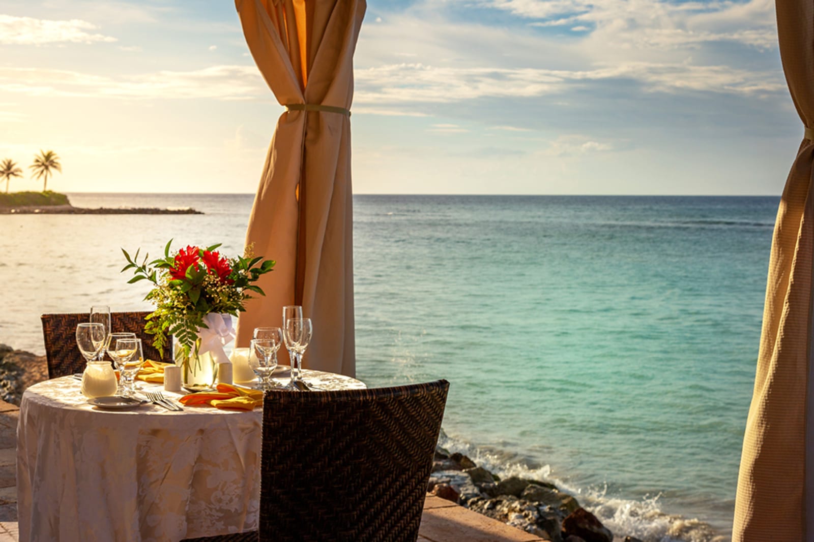 Having dinner on the beach is one of the most romantic things you can do in Punta Cana