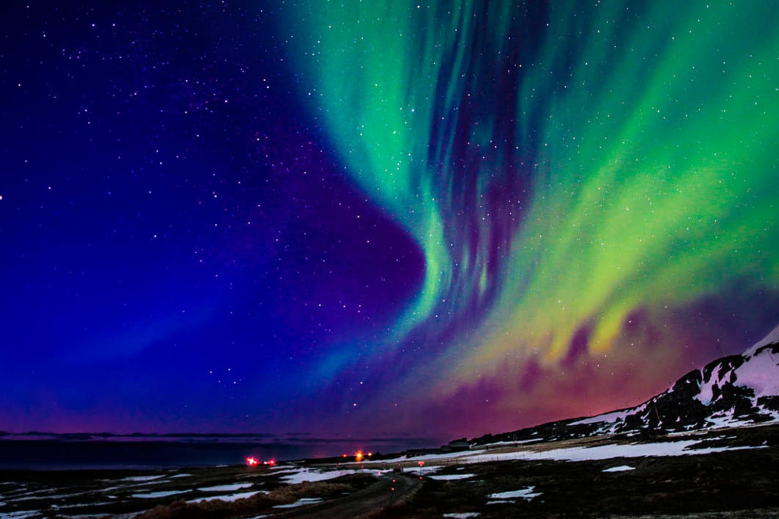 The Northern Lights above Varanger, Norway