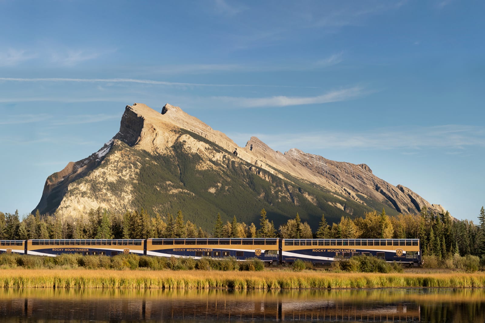 Rainforest to Gold Rush route on Rocky Mountaineer train