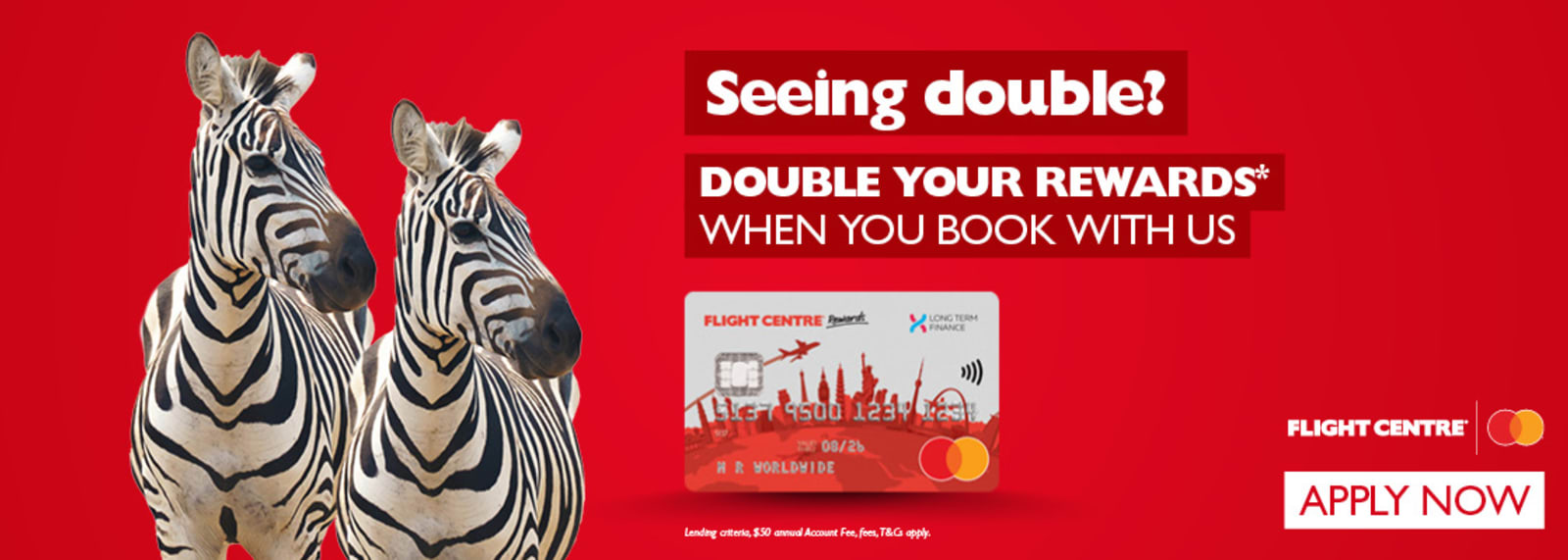 Flight Centre Mastercard Offer