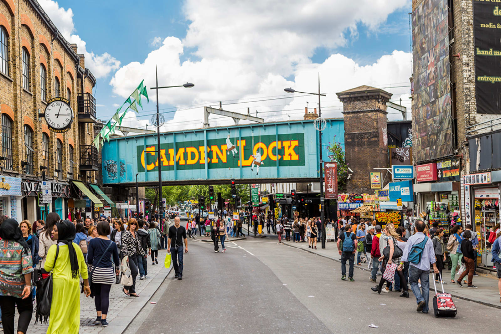 Camden Market in London, England