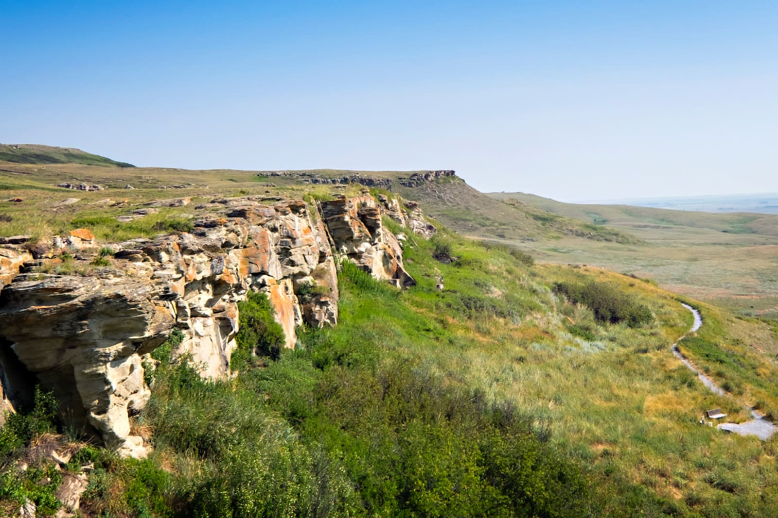 Head-Smashed-In Buffalo Jump in Alberta