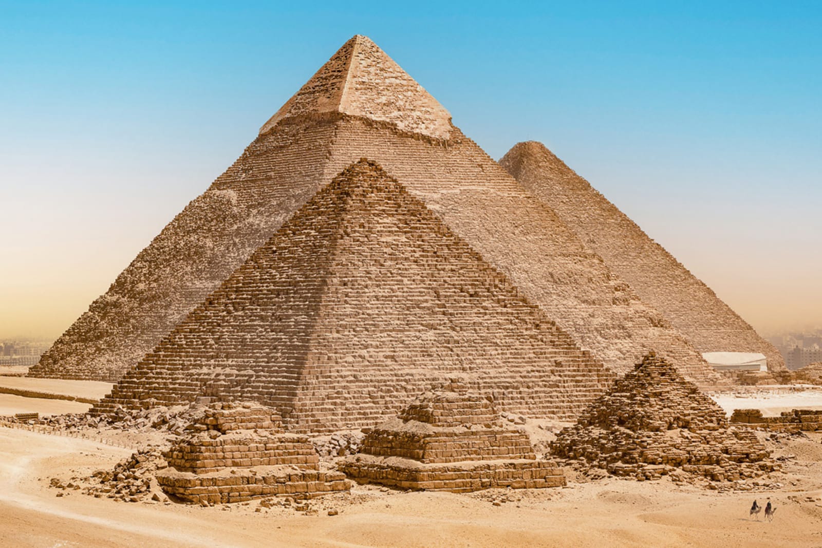 Pyramids of Giza in Egypt