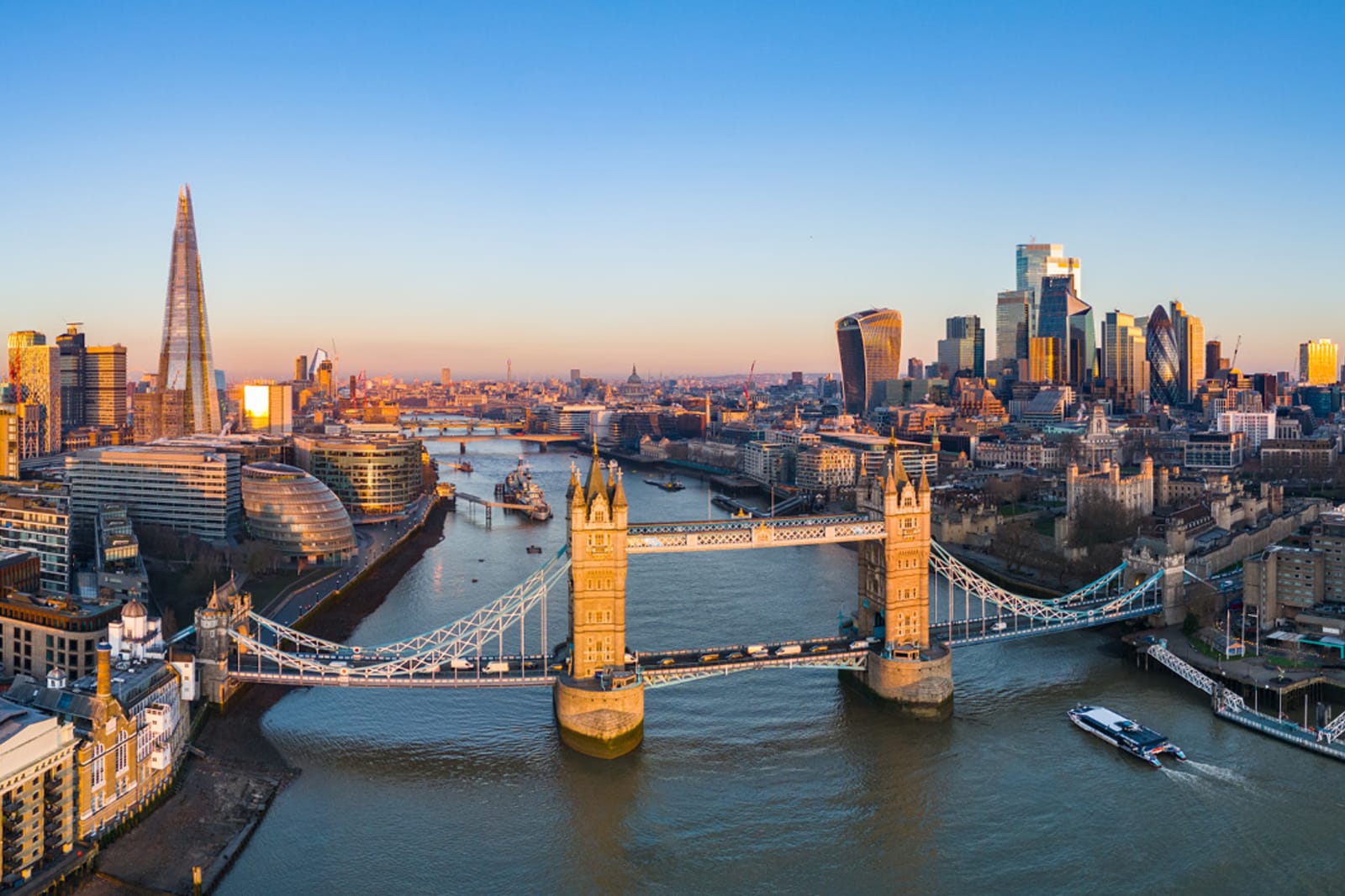 Tower Bridge in London, England