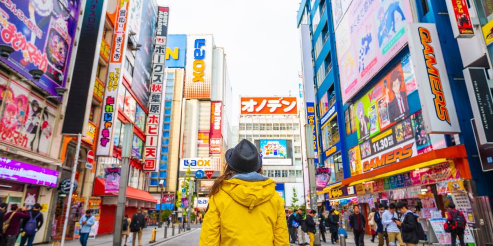 A traveller exploring Tokyo for the first time
