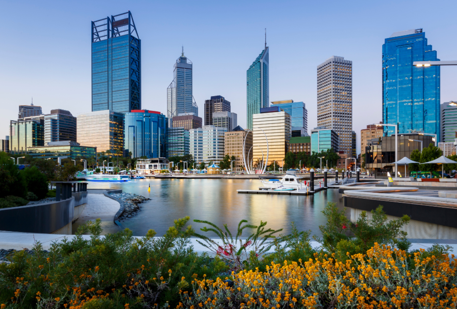 Perth city skyline