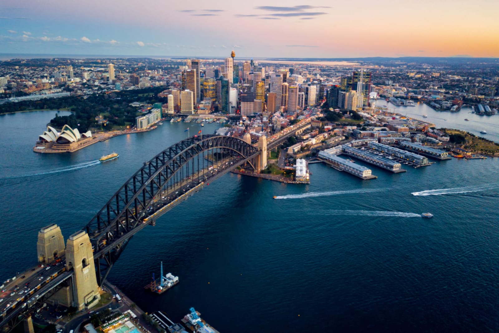 View over Sydney Harbour