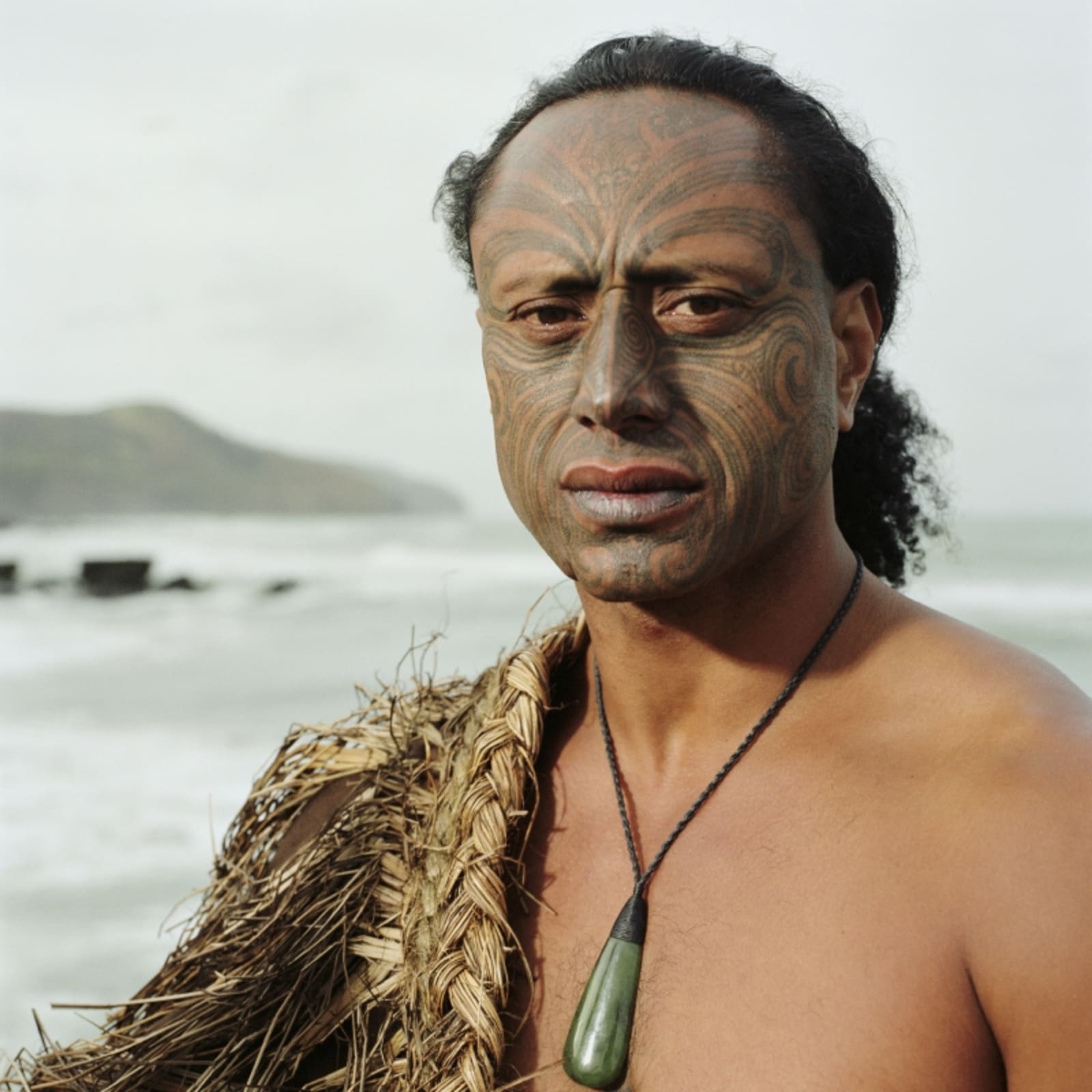 Traditional Tā moko Māori tattoo