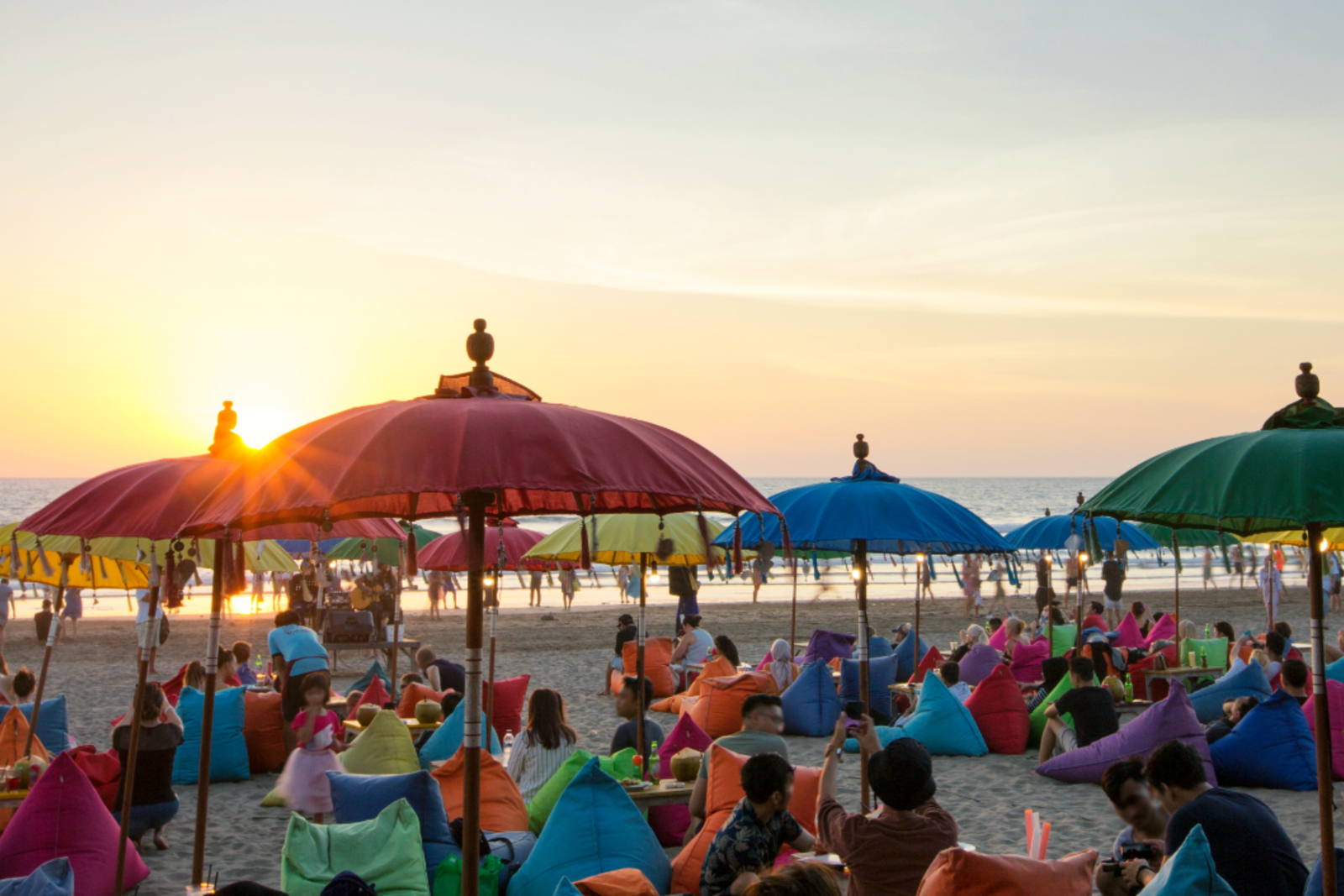 Seminyak Beach is one of the most popular beaches in Bali