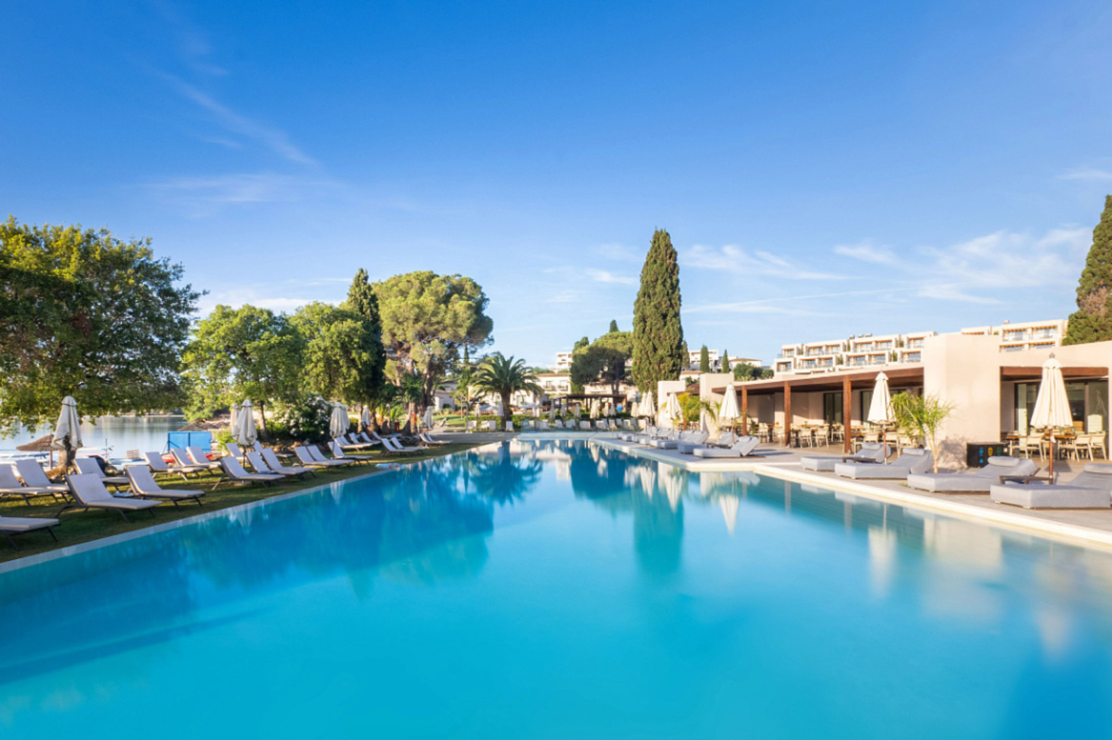 One of the pools at Dreams Corfu Resort & Spa