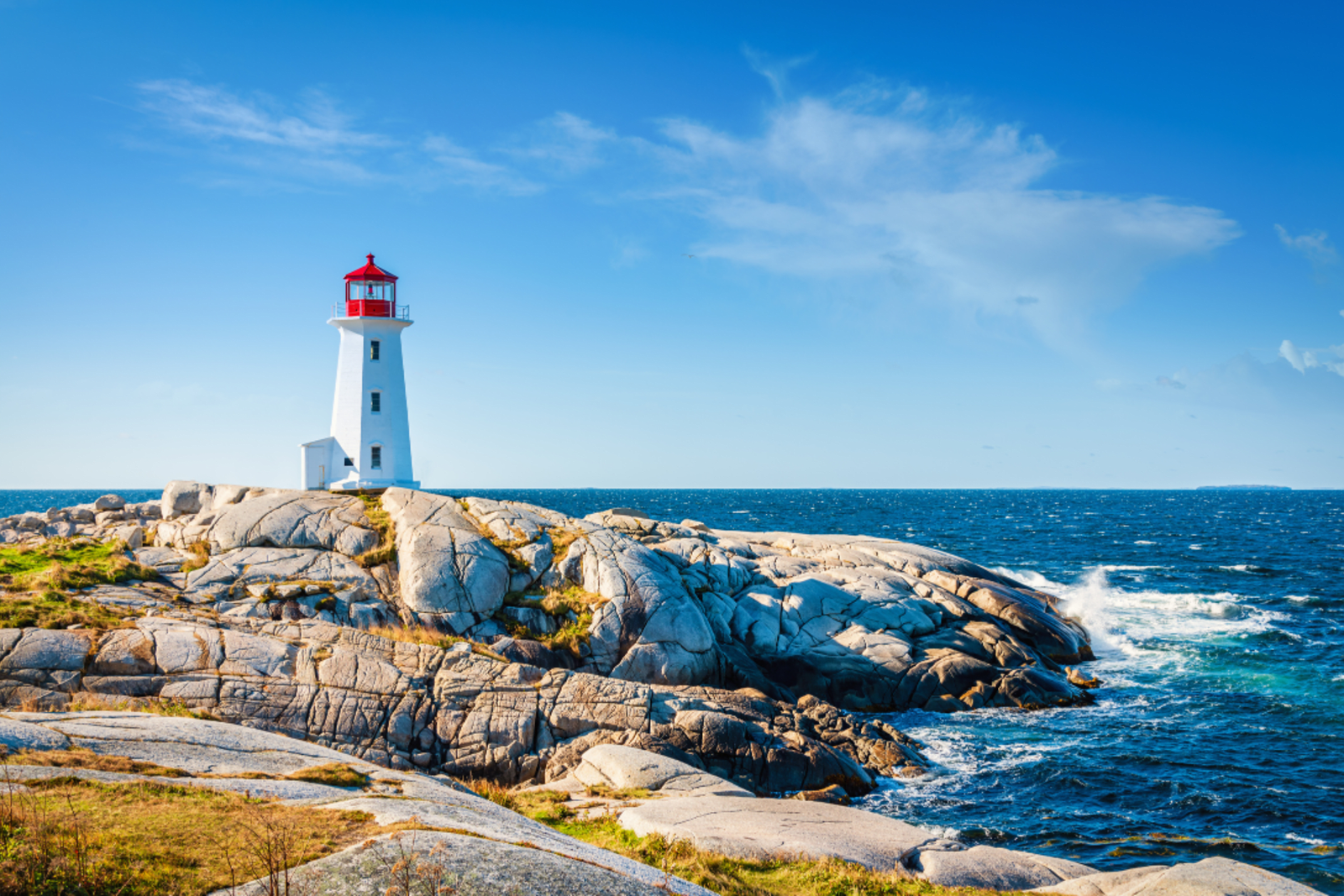 The lighthouse at Peggy's Cove, near Halifax