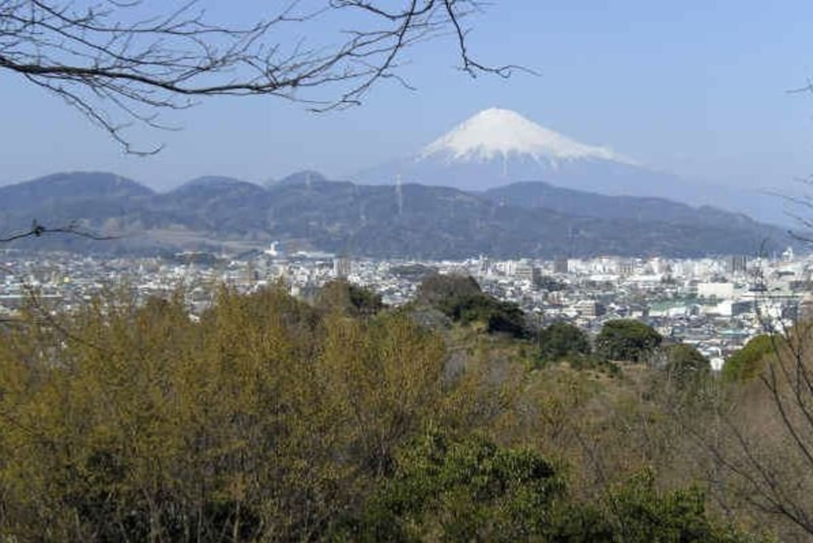  The view of Mt Fuji from Shizuoka