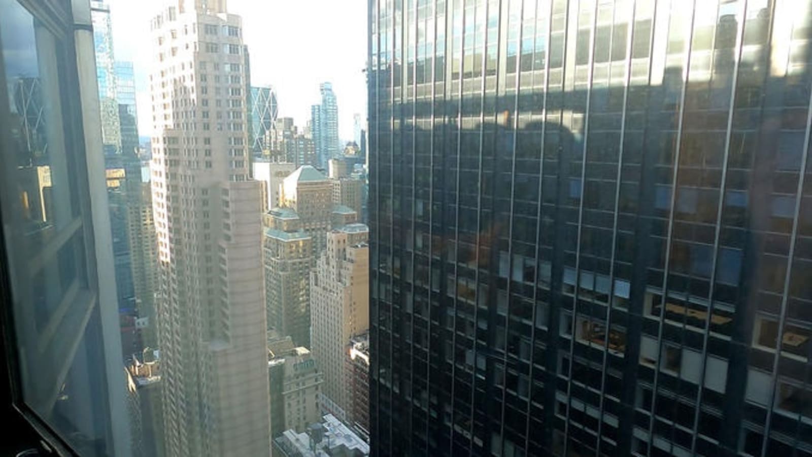 View from my Executive Suite at the New York Hilton Midtown
