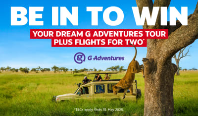 Be in to win your dream G Adventures tour plus flights for two